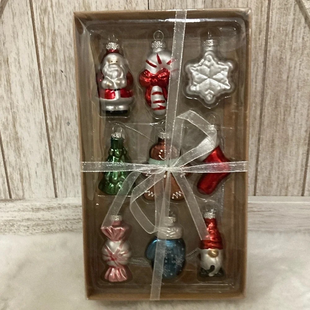 Target BP Christmas 2022 Mini Glass Icon Ornaments